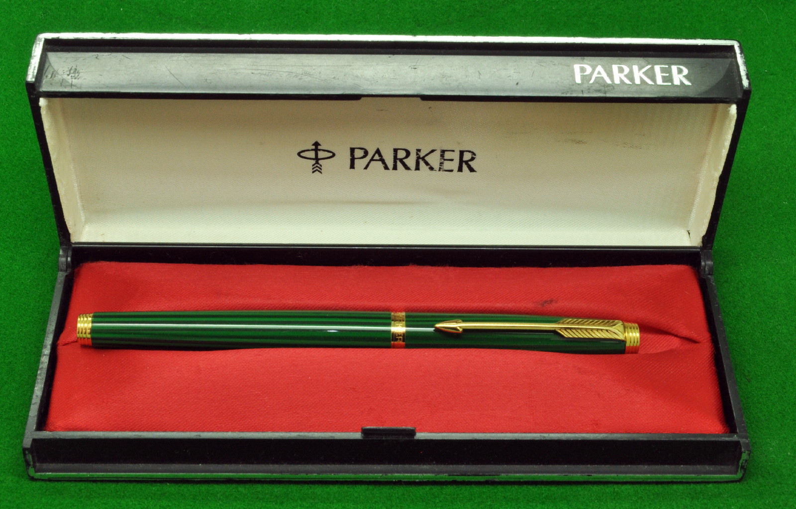 USA Parker Classic Sterling Silver Cisele /& Gold Ballpoint Pen In Box MINT