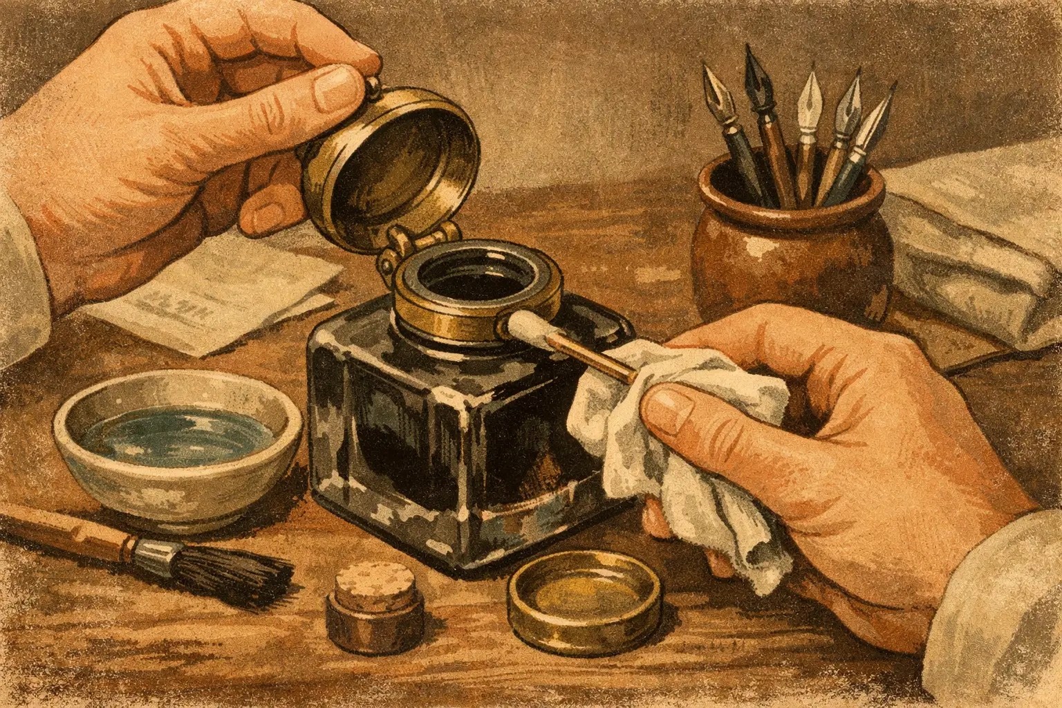 How to Clean an Inkwell Properly