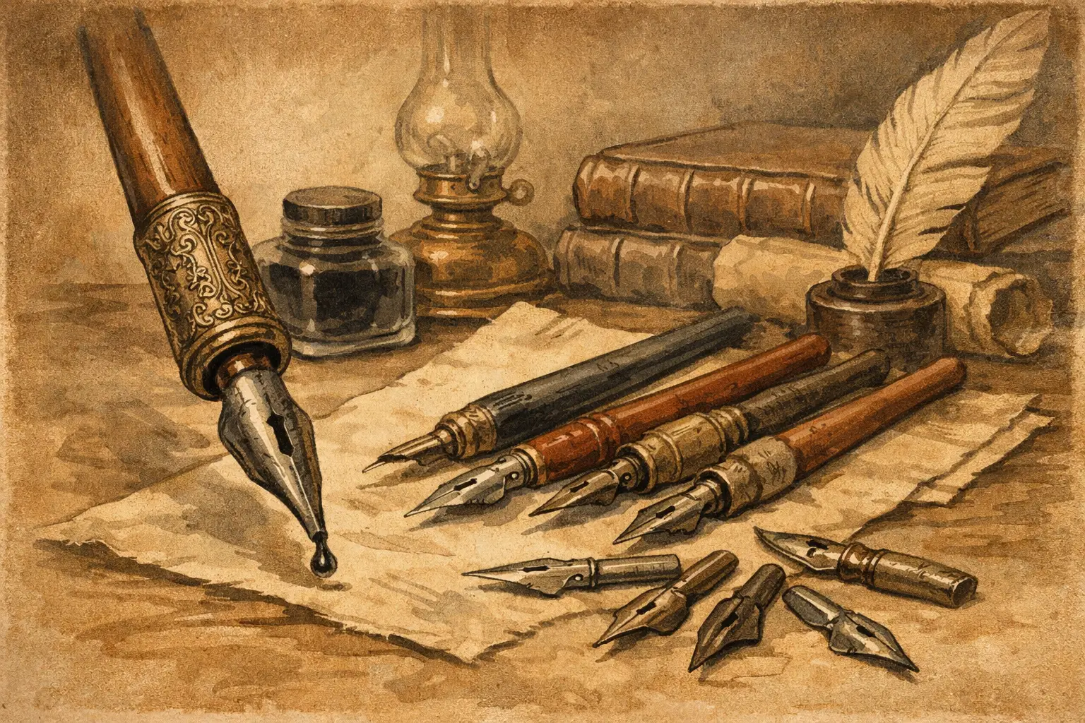 Victorian Dip Pens and Nibs Explained