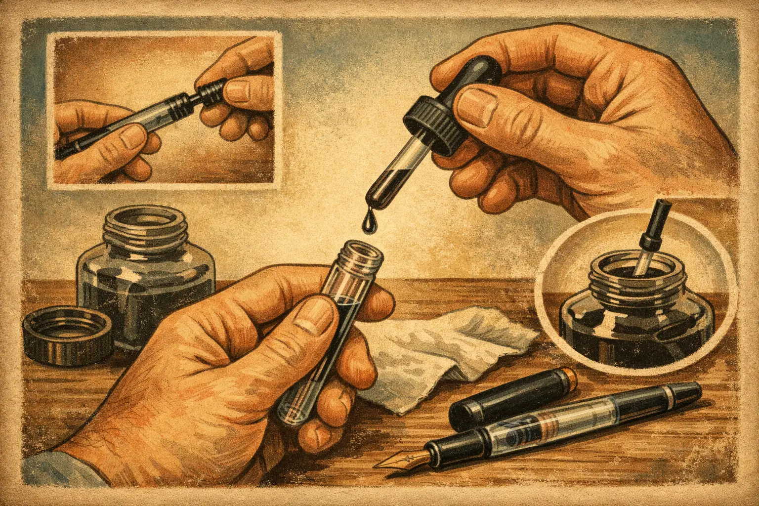 How to Fill Eyedropper Pens Without a Mess