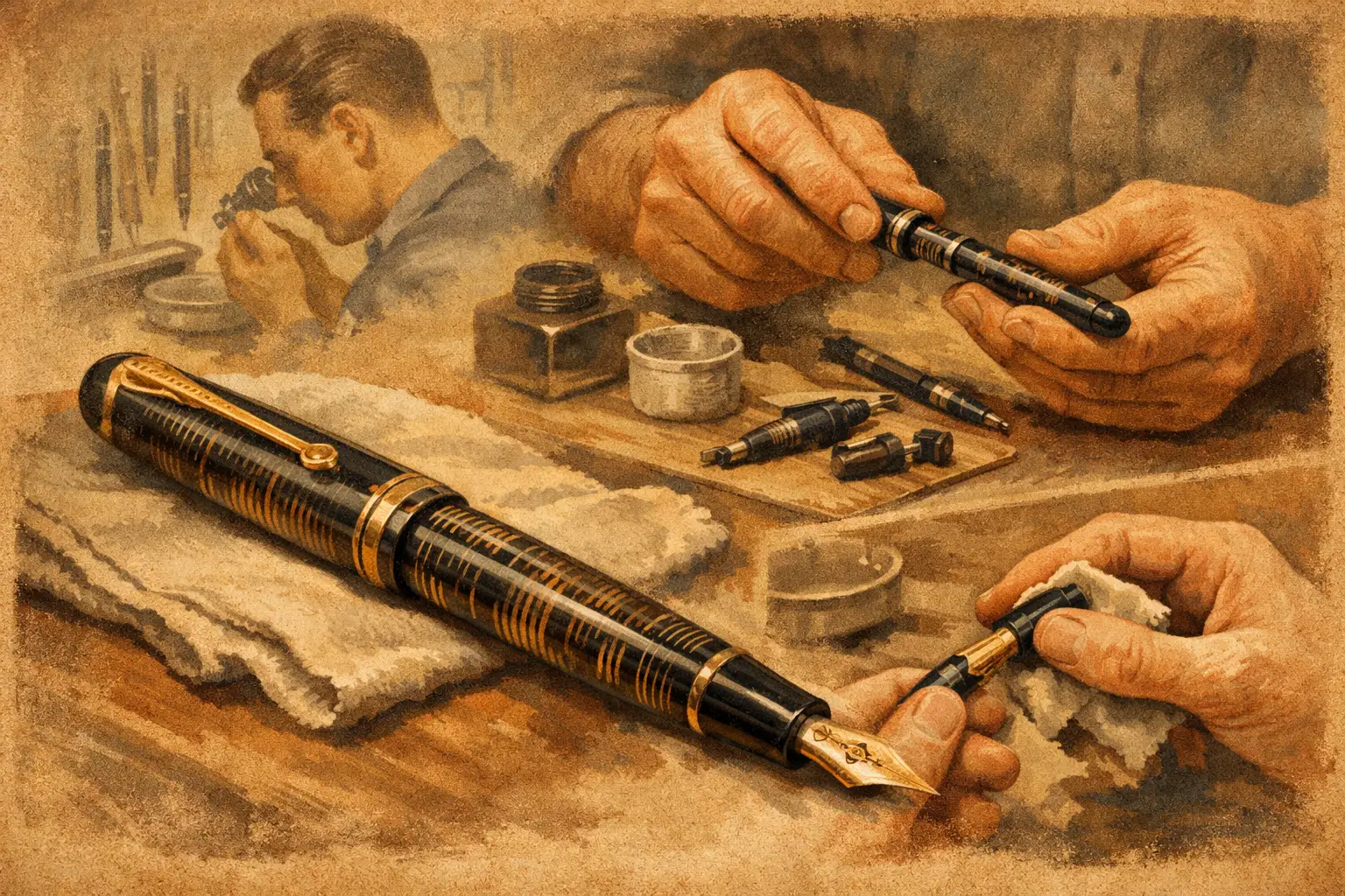 Parker Vacumatic Restoration Example Explained