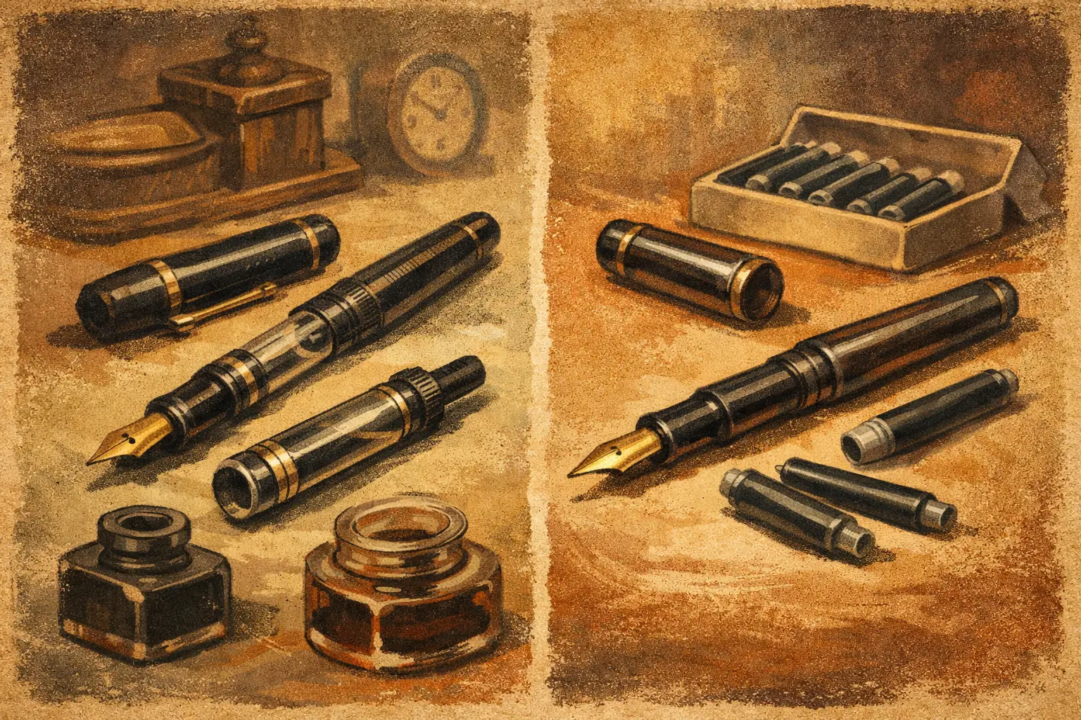 Piston Versus Cartridge Pens for Collectors