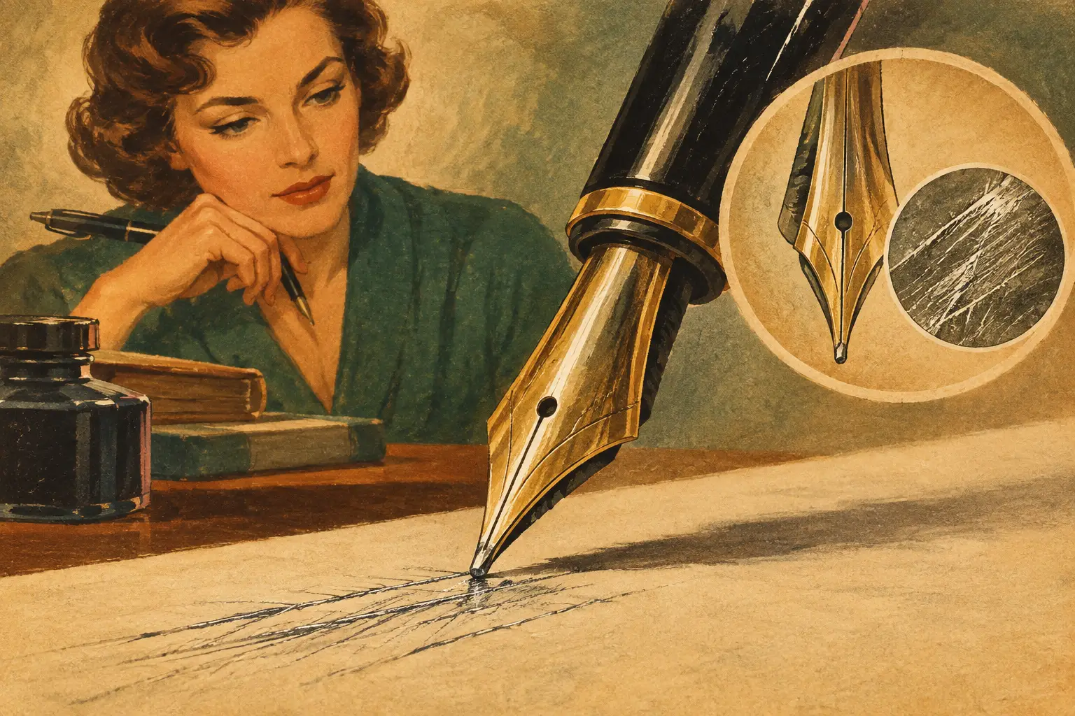 Why Pen Nibs Scratch and What the Feeling Means
